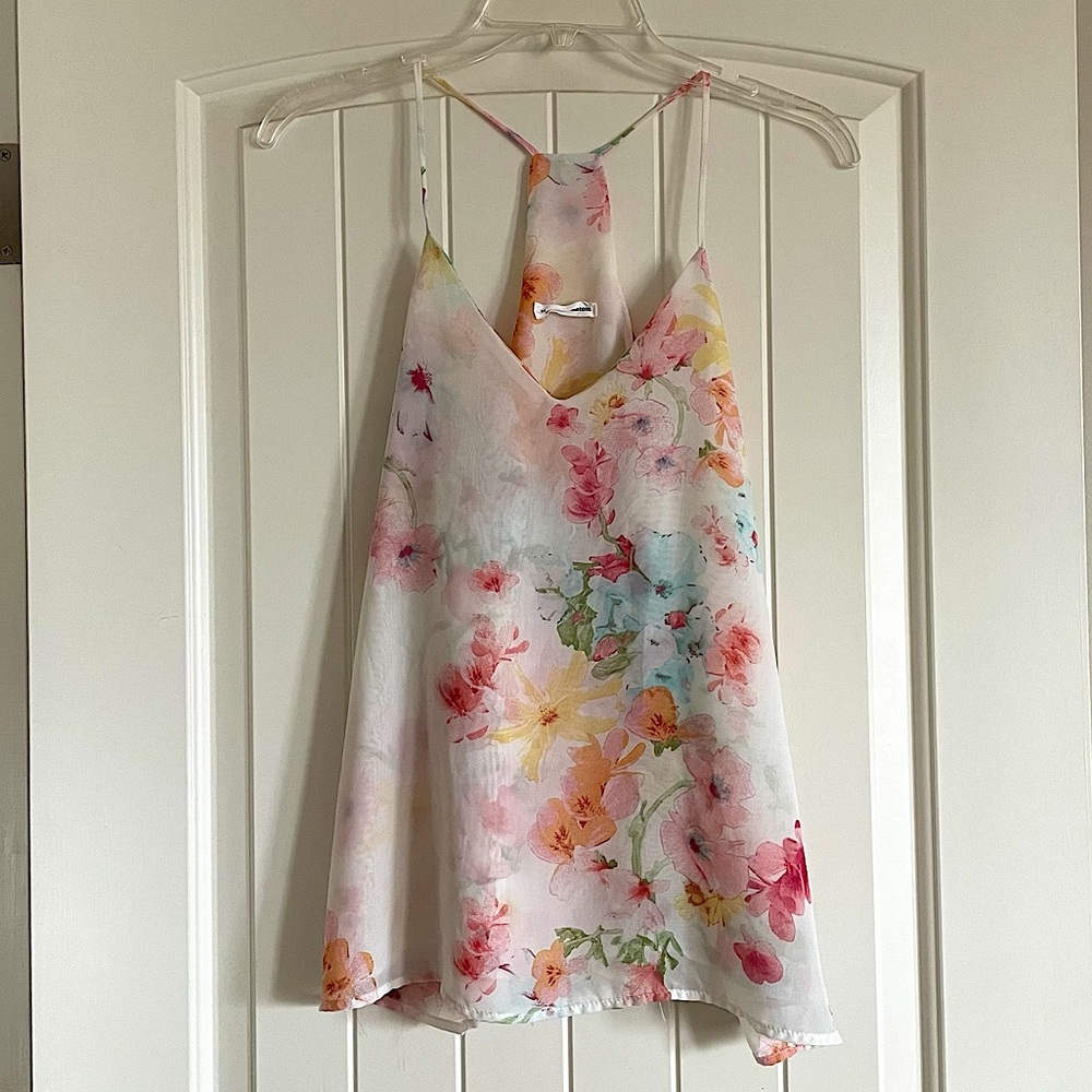 Watercolor Floral Tank